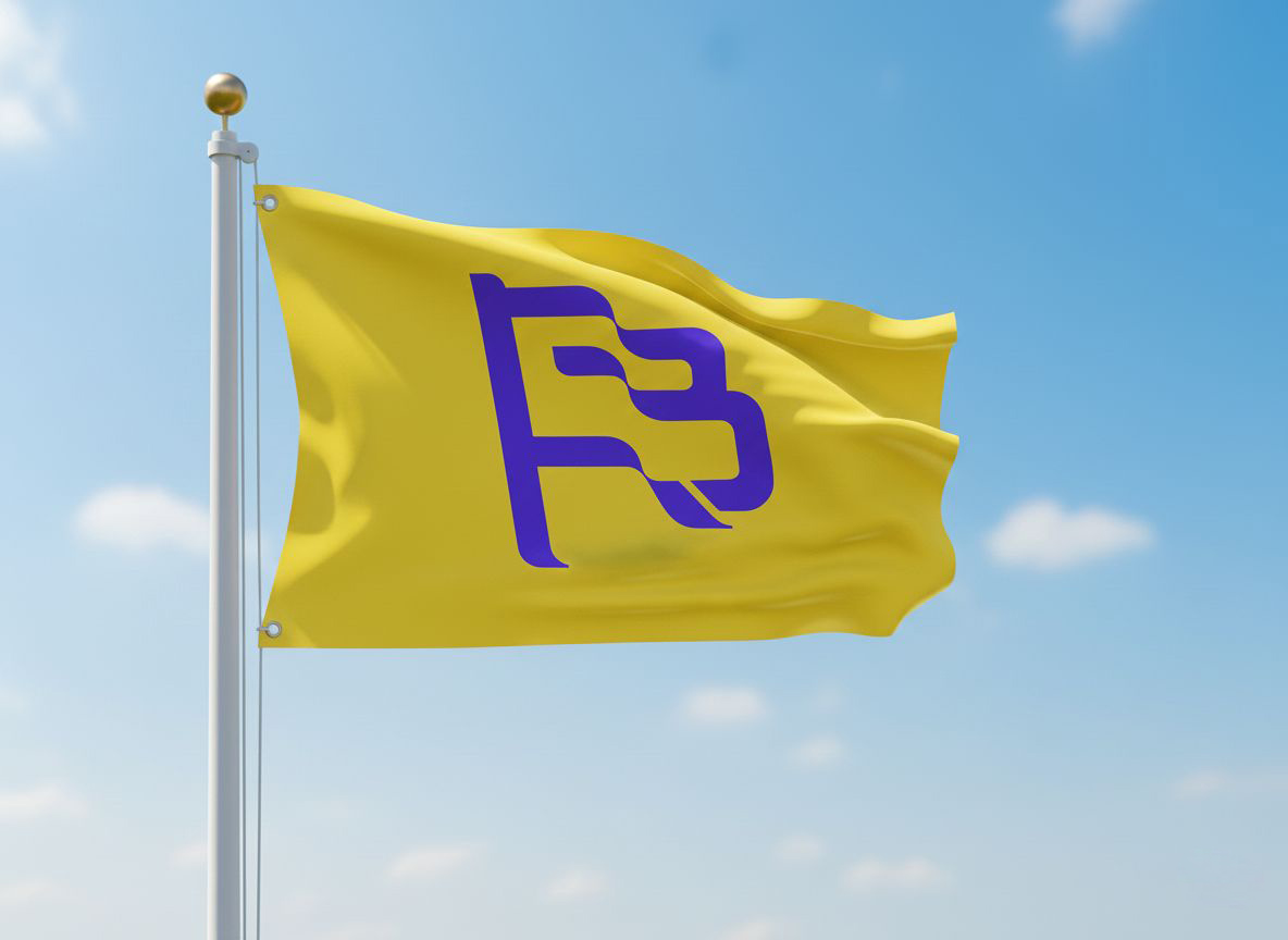 República Brandera flag mockup