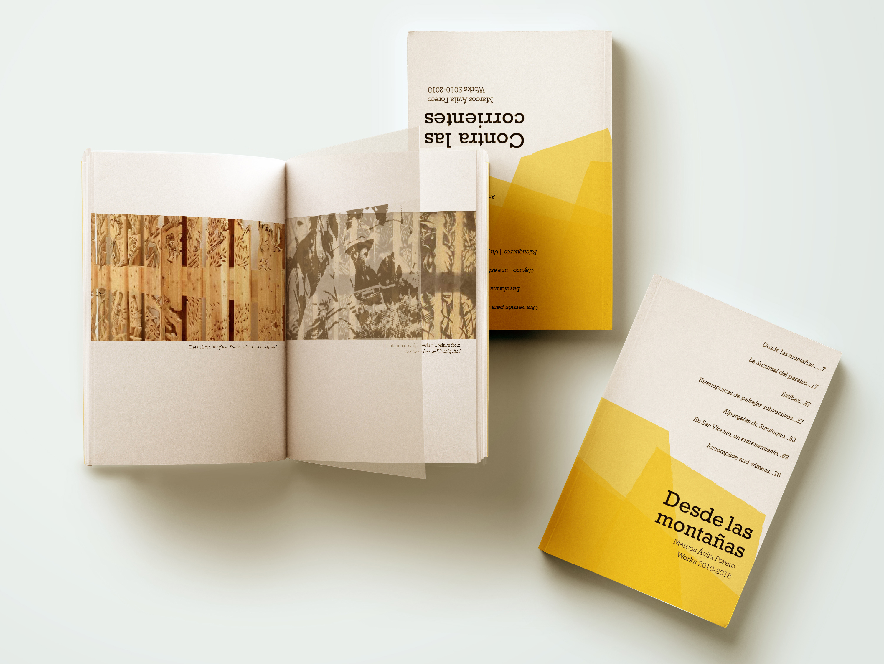 Marcos Ávila Forero Artist Catalogue display