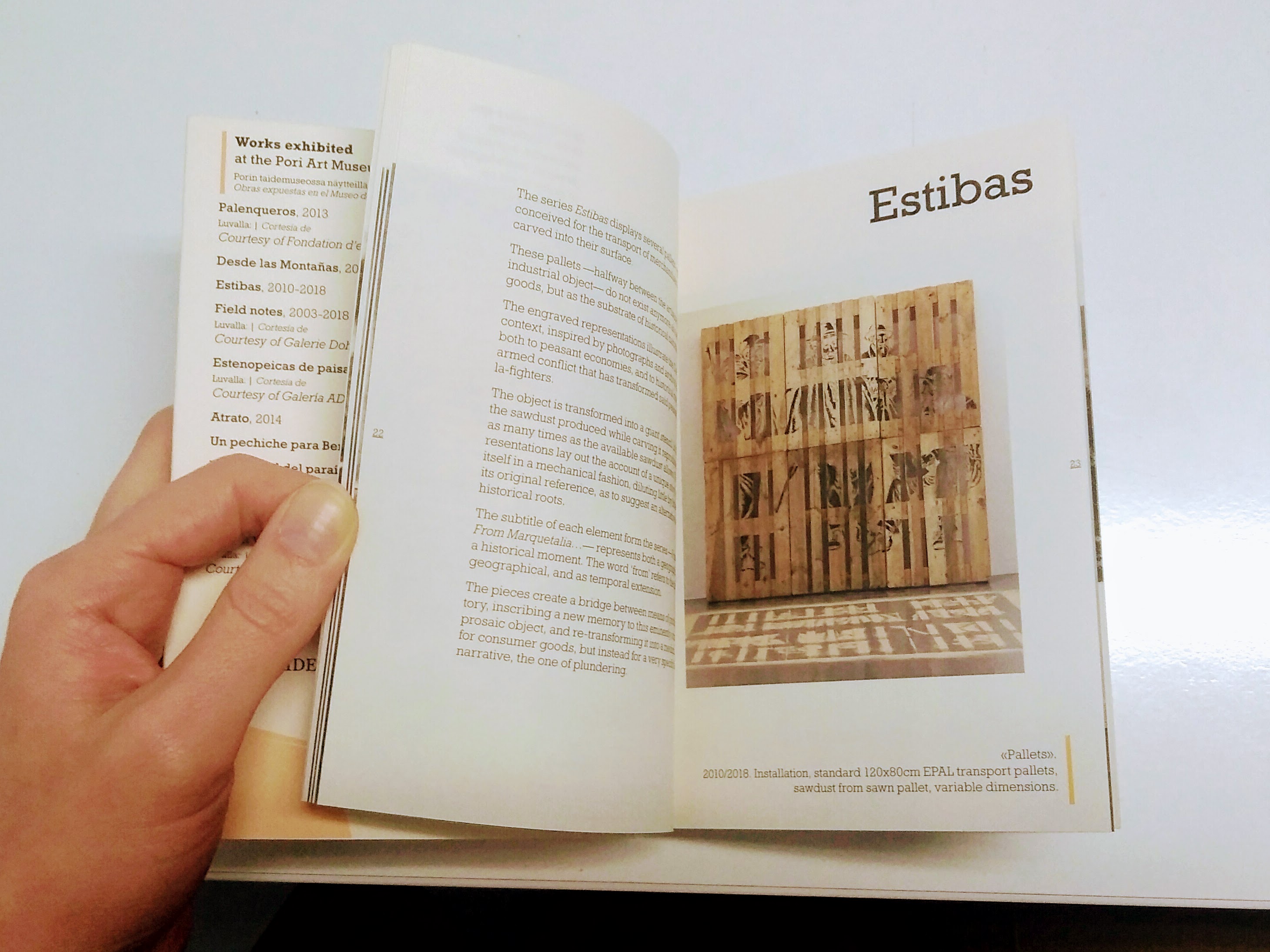Marcos Ávila Forero Artist Catalogue internal pages
